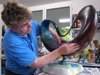 Rémi MAILLARD, lacquer artist decorator - Sanding