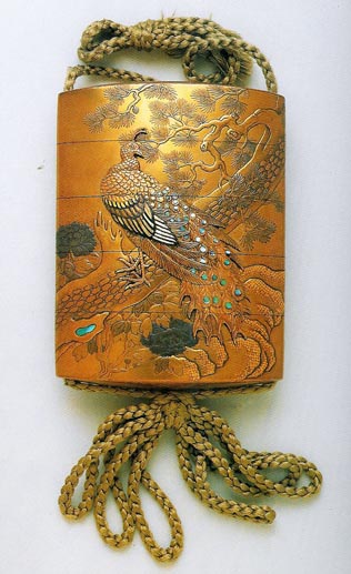 Lacquer Inro, traditional Japanese box that carries small items